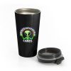 Nobody Freakin Green Alien Stainless Steel Travel Mug