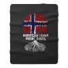 Norway Viking Fleece Blanket