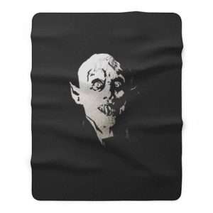 Nosferatu The Vampire Retro Fleece Blanket