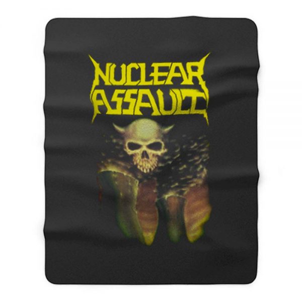 Nuclear Assault Band Fleece Blanket