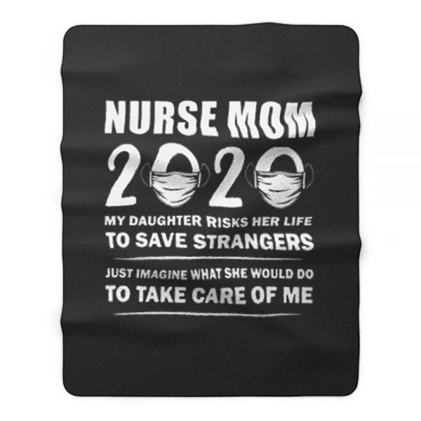 Nurse Mom Quotes Fleece Blanket