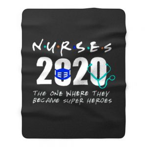 Nurses Became Super Hero Fleece Blanket