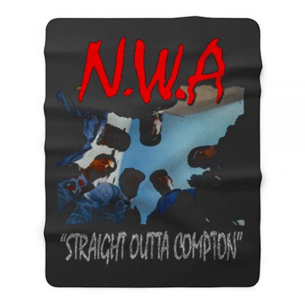 Nwa Straight Outta Compton Fleece Blanket