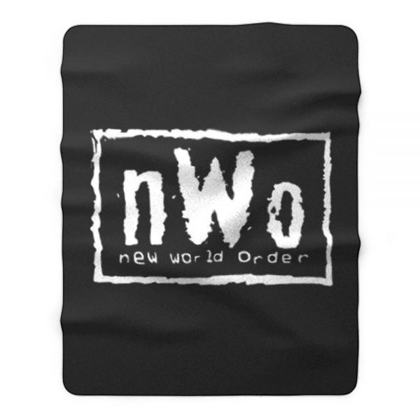 Nwo New World Order Fleece Blanket