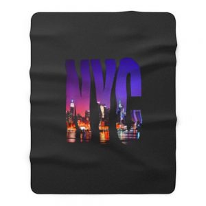 Nyc New York City Fleece Blanket