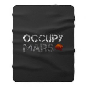 Occupy Mars Fleece Blanket