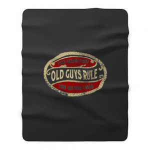 Old Guys Rule Fleece Blanket