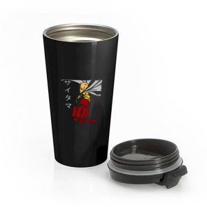 One Punch Man Retro Saitama Stainless Steel Travel Mug