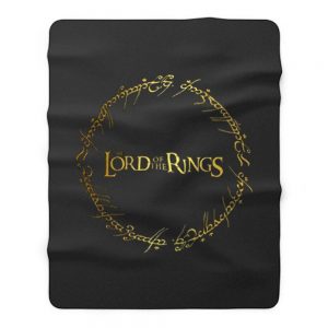 One ring and lord of the rings Fleece Blanket