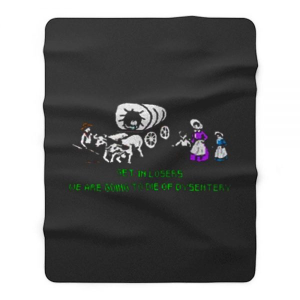 Oreegon Trail Fleece Blanket