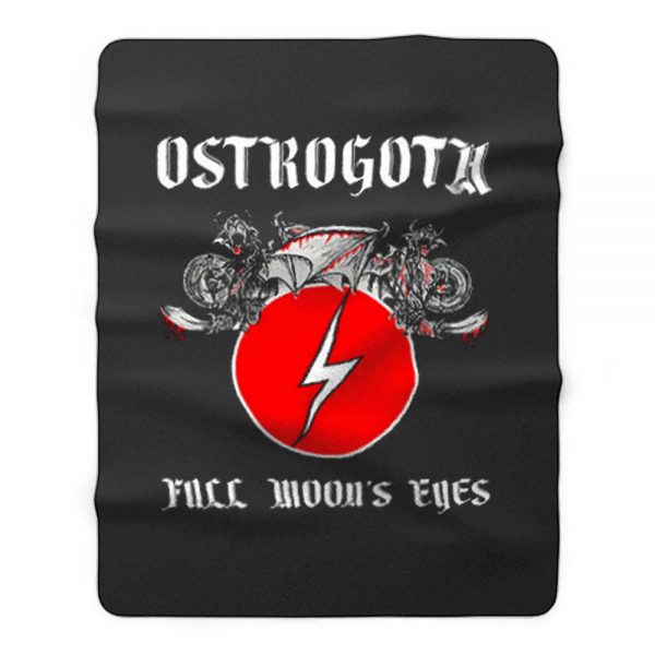 Ostrogoth Full Moons Eyes Fleece Blanket