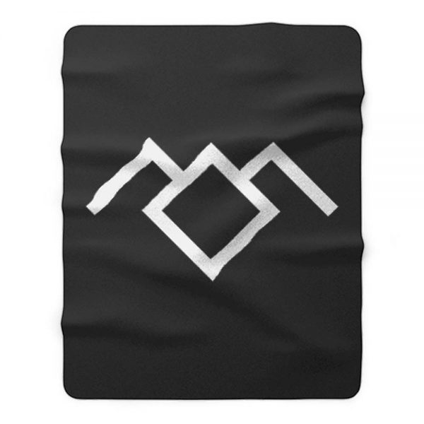 Owl Cave Symbol Fleece Blanket