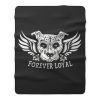 PIT BULL FOREVER LOYAL TEES Fleece Blanket