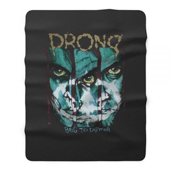 PRONG BEG TO DIFFER CROSSOVER GROOVE METAL NAILBOMB HELMET Fleece Blanket