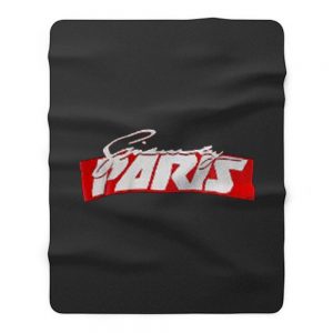 Paris Retro Givenchy Fleece Blanket