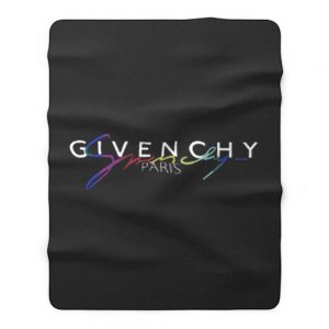 Paris Vintage Givenchy Fleece Blanket