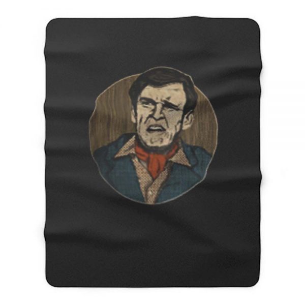 Paul Lynde Retro Vintage Fleece Blanket