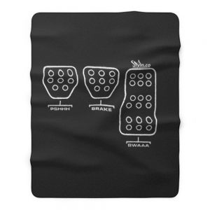 Pedal Funny Fleece Blanket