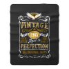 Personalised Made in 1981 Vintage Fleece Blanket