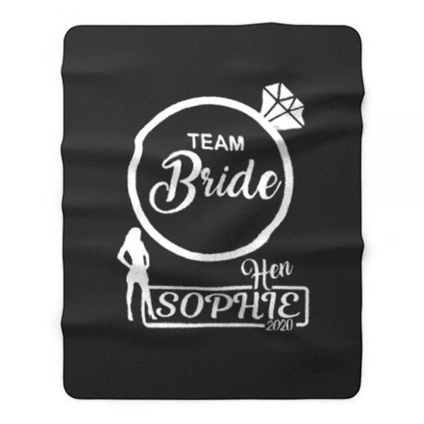 Personalised Team Bride The Bride Fleece Blanket