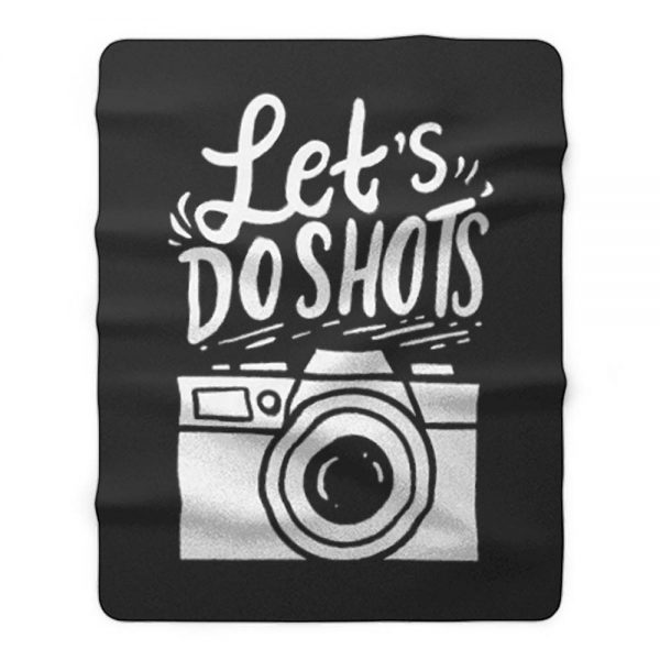 Photography Cameraman Fleece Blanket