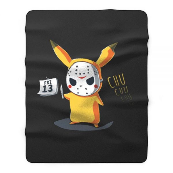 Pikachu Pokemon Halloween Fleece Blanket