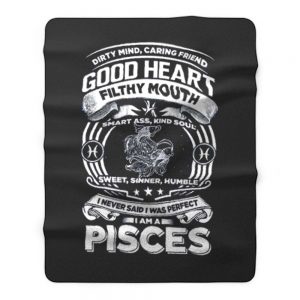 Pisces Good Heart Filthy Mount Fleece Blanket