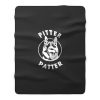 Pitter Patter Arch Logo Fleece Blanket