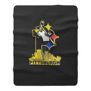 Pittsburgh Steelers Pirates Penguins 3 Favorite Team Fleece Blanket