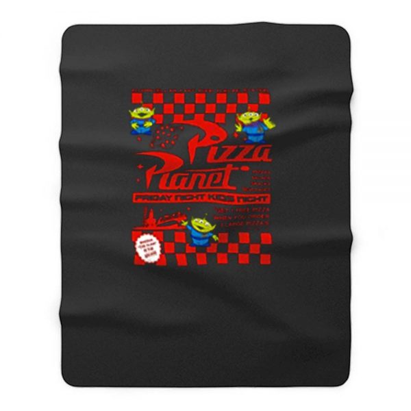 Pizza Planet Disney Fleece Blanket