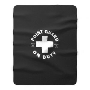 Point Guard On Duty Fleece Blanket