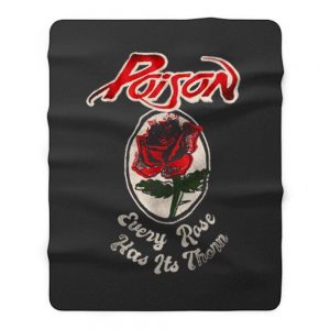 Poison Every Rose Fleece Blanket