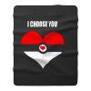 Pokemon I Choose You Top LADY FIT Valentines Day Nintendo Pokemon Go Fleece Blanket