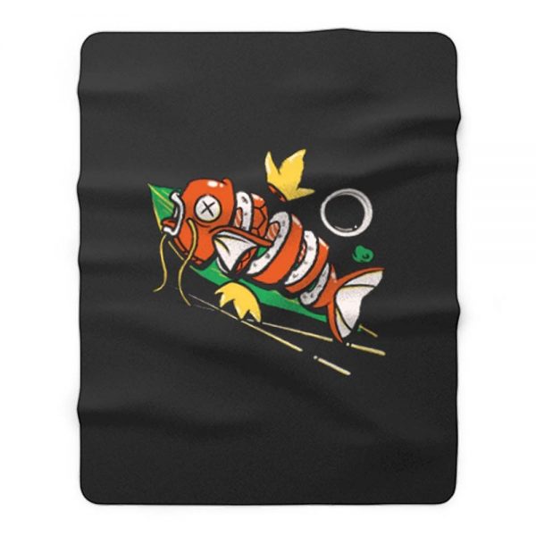 Pokemon Magikarp Sushi Fleece Blanket