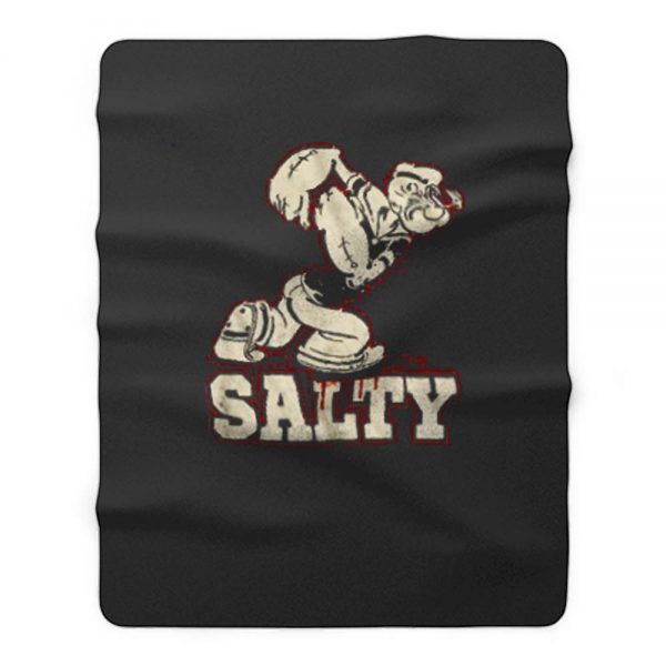 Popeye Cartoon Salty Fleece Blanket