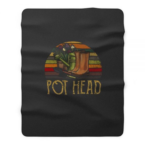 Pot Head Vintage Fleece Blanket