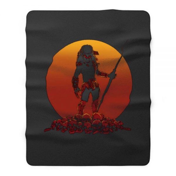 Predator Sunset Fleece Blanket