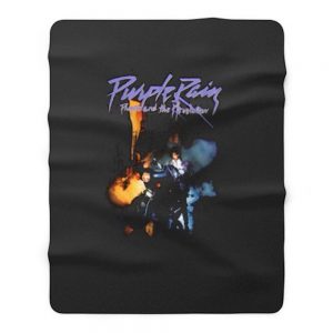 Prince Purple Rain Prince And The Revolution Fleece Blanket