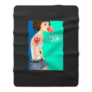 Princess Rebel Leia Hipster Gum Fleece Blanket