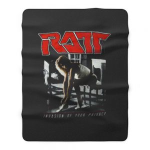 Privacy Of Your Invasion Ratt Fleece Blanket