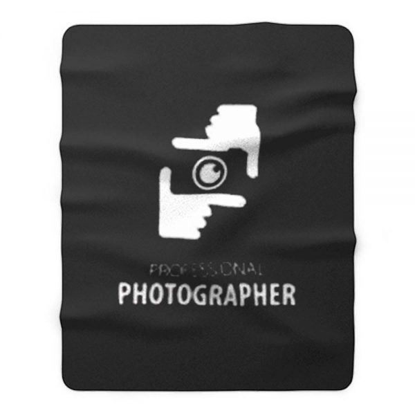 Professional Photograper Fleece Blanket