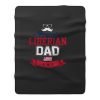 Proud Liberian Dad Fleece Blanket