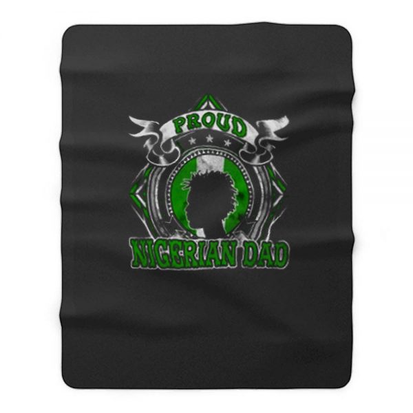 Proud Nigerian Dad Fleece Blanket