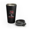 Proud Wife Of A Us Army Veteran Stainless Steel Travel Mug