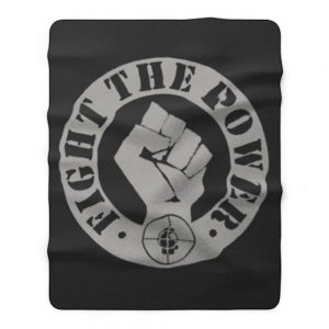 Public Enemy Fight The Power Iconic American Hip Hop Fleece Blanket