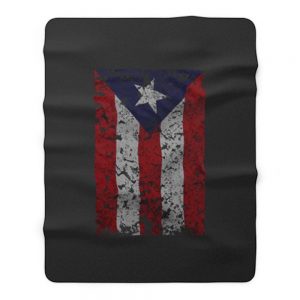 Puerto Rico Rican Beisbol Futbol Flag Fleece Blanket