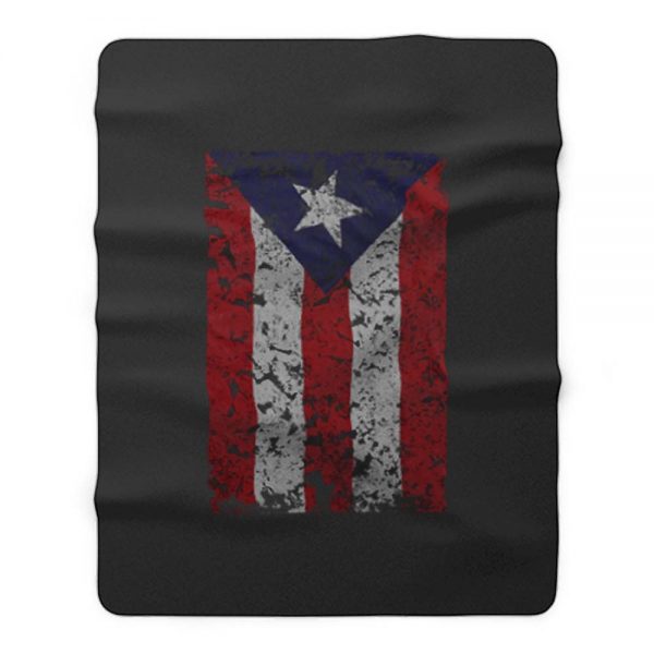 Puerto Rico Rican Beisbol Futbol Flag Fleece Blanket