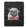 Pug Life Retro Fleece Blanket