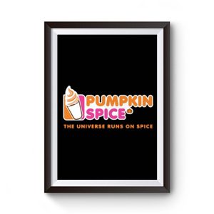 Pumpkin Spice Dunkin Donuts Premium Matte Poster