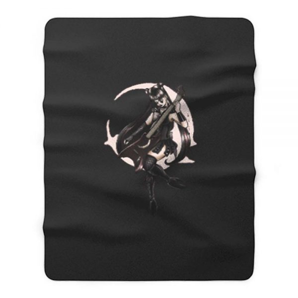 Punk Guitar Sailor Moon Fleece Blanket